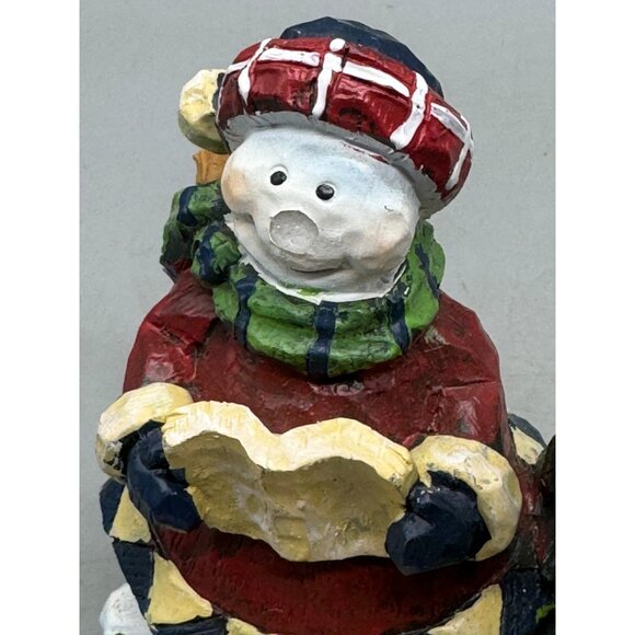 Christmas Snowman Family Candle Holder Figurine Christmas Decoration READ - Picture 4 of 8